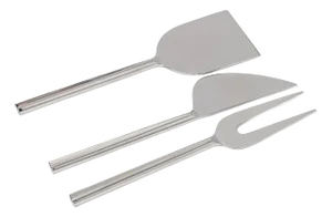 Stassi Polished Stainless Steel Cheese Knives Set