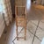 Tan Vintage Midcentury Bamboo/Rattan Circular Shelf Unit For Sale - Image 8 of 10