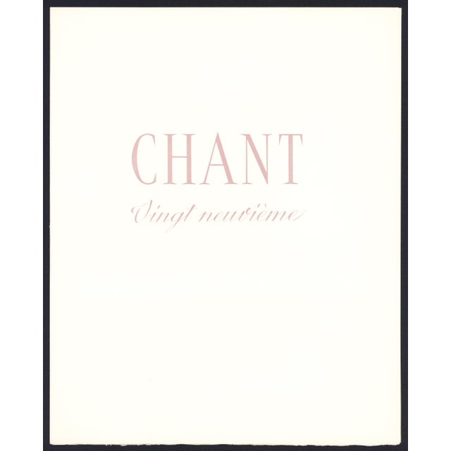 1960s 1963 Dalí Divine Comedy Engraving Purgatoire Chant 29 "Dante Et Béatrice" (Dante Et Beatrice) For Sale - Image 5 of 9