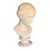 Classical female bust, circa 1960, made of plaster and belonging to a French academy of artists and artisans. Probably the...