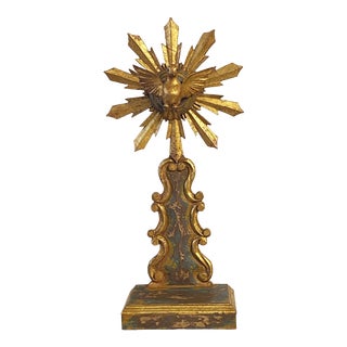 European Wooden Dove Sunburst the Holly Spirit on Final 20.5" H For Sale