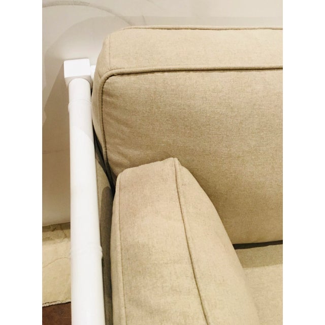 Modern Worlds Away Modern Khaki Ainsley Sofa For Sale - Image 3 of 7