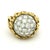 Hammerman Brothers 18k Gold Diamond Bombé Cocktail Ring For Sale - Image 10 of 16