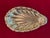 This is a sturdy, fairly hefty solid brass shell dish in very good condition. It is an elongated scallop shell shape, made...
