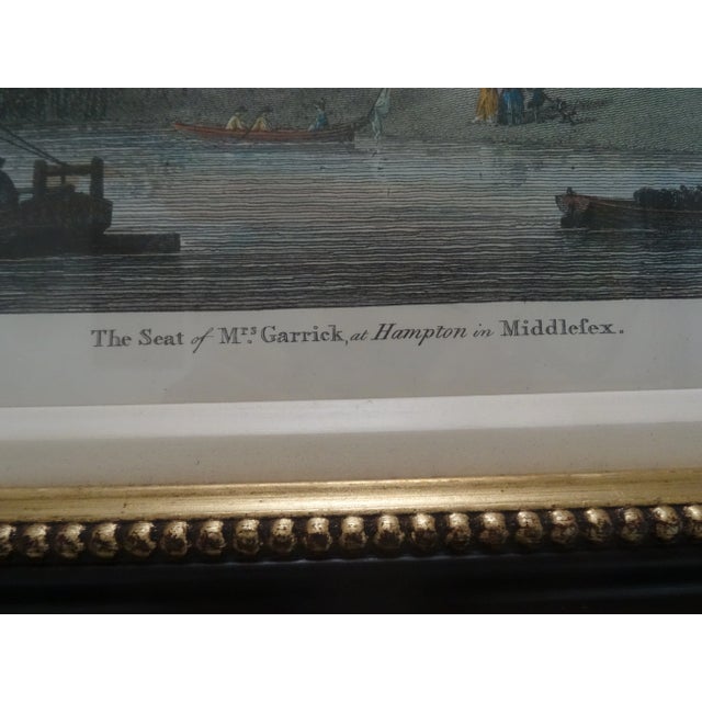 Abstract Late 20th Century Vintage Color Lithograph in Custom Frame For Sale - Image 3 of 6