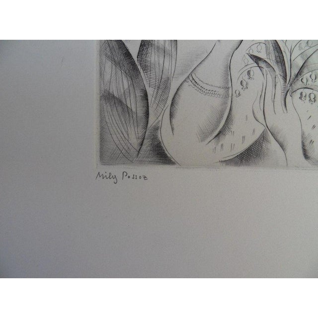 Mily Possoz, Jeunes filles au jardin, Etching For Sale - Image 6 of 8