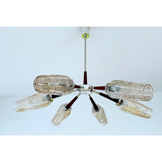 Large Vintage Danish Style Pendant Light, 1960s For Sale - Image 15 of 18