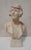 Italian Artist, Large Art Deco Carved Bust of Woman, 1920s-1940s, Alabaster For Sale - Image 10 of 18