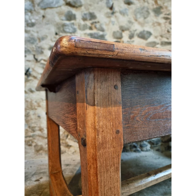 French Walnut Dining Table with Drawer, Late 19th Century For Sale - Image 11 of 18