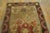 Textile 1900s Brown Floral Antique Fan Arc Border American Folk Art Hooked Small Rug For Sale - Image 7 of 15