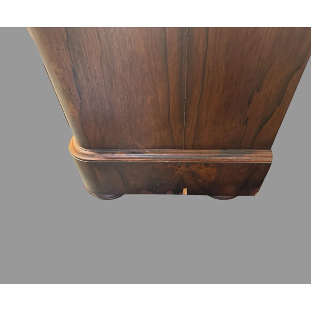 Antique Victorian Rosewood Marble Top Ladies Dresser With Mirror For Sale - Image 10 of 11