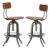 Pr. Vintage Restoration Hardware Stools For Sale