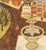 A 1953 oil on board painting of a street scene by the American artist Ellen Lanyon (1926-2013). This painting depicts a a...