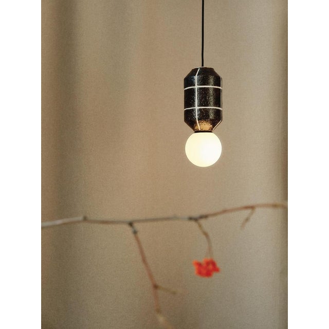 Handcrafted Ceramic Base Spot Table Lamp For Sale - Image 9 of 9