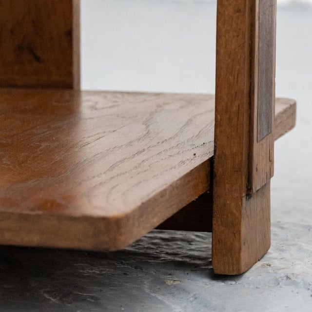 Wood Art Deco Dutch Side Table, 1920s For Sale - Image 7 of 12