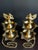 Boho Chic Vintage Pair of Hanging Two Tiered Brass Peacock Diyas For Sale - Image 3 of 12