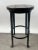 Early 21st Century Vintage Industrial Style Round Wood Top Bar Stools W Black Iron Legs, Set of 4 For Sale - Image 5 of 11