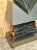 Late 20th Century Vintage Boho Chevron Brass and Chrome Faux Fireplace For Sale - Image 5 of 10