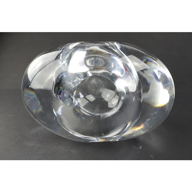 Very Heavy Glassvase, No Signature but Definitely Hand Made, 1980s For Sale - Image 4 of 6