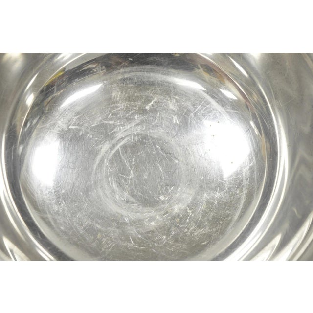 Vintage Mid Century Modern Gorham Yc780 8" Silver Plated Serving Bowl For Sale In Philadelphia - Image 6 of 9