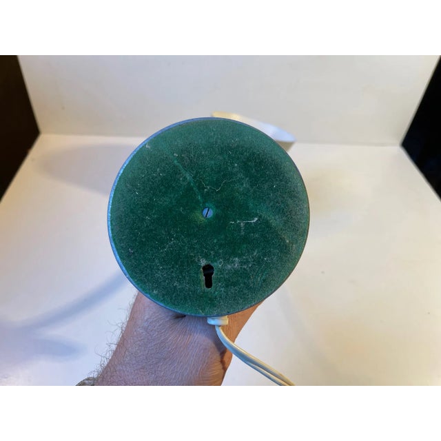 Gray Vintage Scandinavian Grey Table or Wall Lamp by E. S. Horn, 1950s For Sale - Image 8 of 9