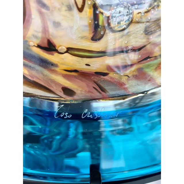 Aquarium Disc From Murano, Italy For Sale In Naples, FL - Image 6 of 7