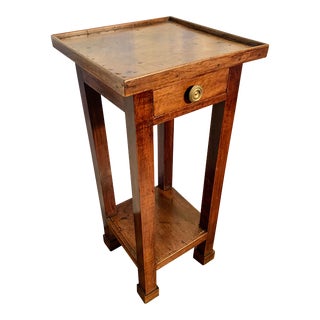 19th Century French Walnut Side Table For Sale
