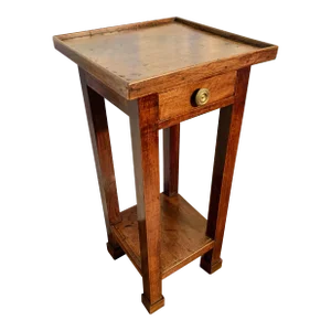 19th Century French Walnut Side Table