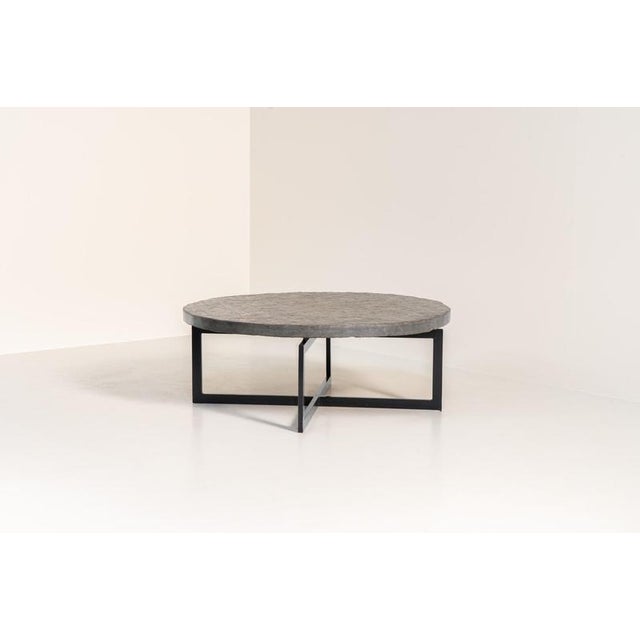 Coffee Table in Norwegian Slate Stone For Sale - Image 4 of 13