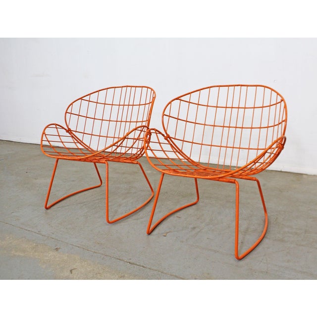 MidCentury Modern Salterini Style Clam Shell Outdoor Patio Chairs a