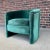 Mid Century Modern Adrian Pearsall for Comfort Craft Green Velvet Chair With Pleats For Sale - Image 10 of 10