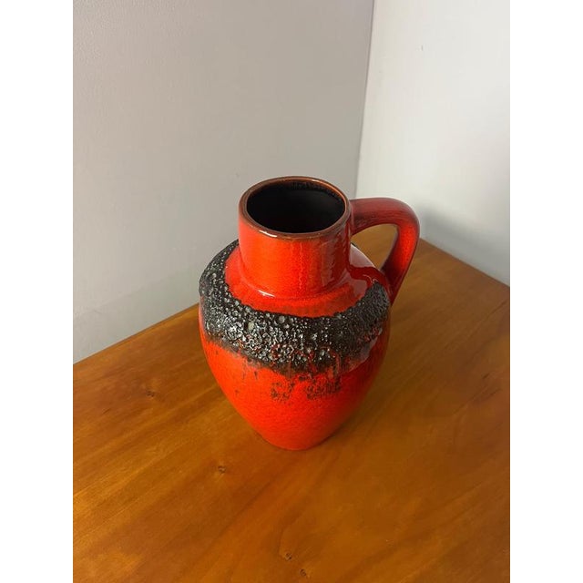 Red Fat Lava Model 223 Carafe from Kreutz Keramik For Sale - Image 5 of 10