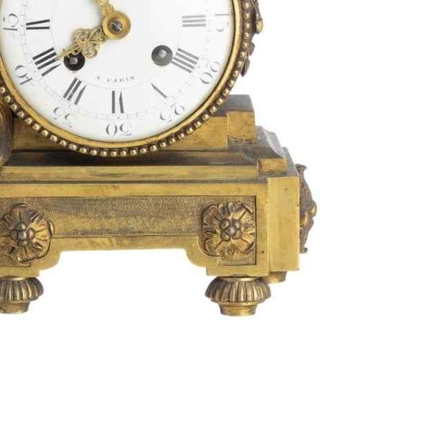 Table Clock from Lenoir a Paris, 1800s For Sale - Image 5 of 6