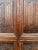 Antique Walnut Doors - European - Linenfold Design - A Pair For Sale - Image 9 of 10