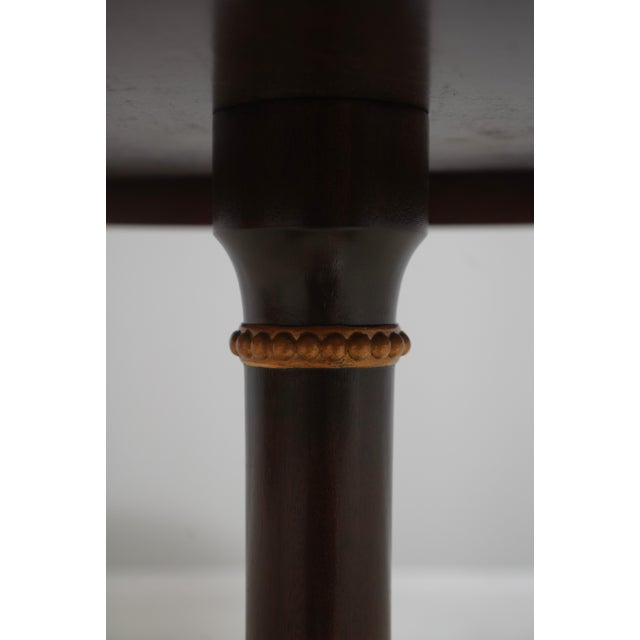 Pair Theodore Alexander 50016 Neoclassical Lamp Tables For Sale - Image 9 of 15