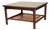 Mid-Century Modern Dux Teak & Cane Square End Table, Made in Sweden Circa 1960s For Sale