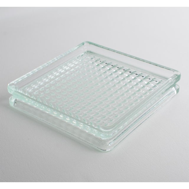 Le Corbusier for Lumax Mid-Century Modern Glass Desk Tidy, Catchall Bowl For Sale - Image 11 of 12