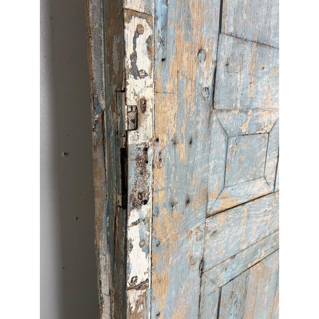 Pair of Italian Painted & Parcel Gilt Doors C. 1900 For Sale - Image 10 of 17