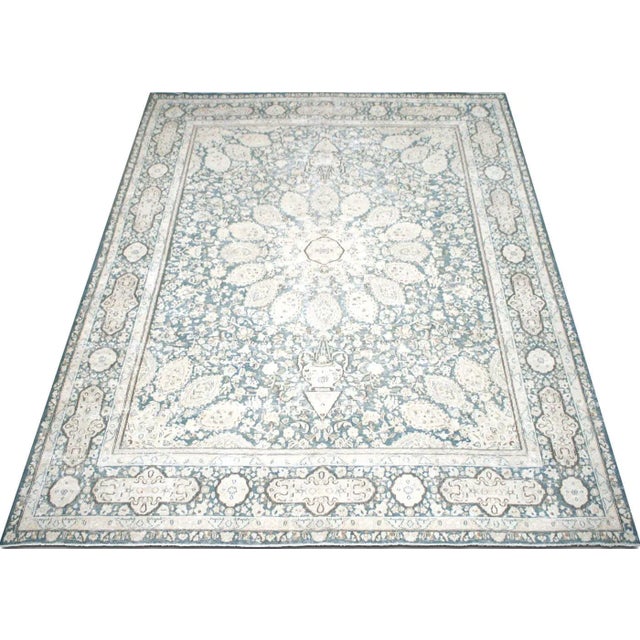 1960s 1960s Persian Kerman Rug For Sale - Image 5 of 7