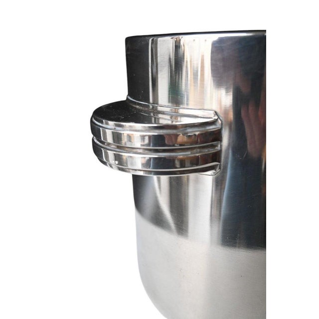 Art Deco Silver Metal Wine Bucket by Quist For Sale - Image 3 of 11