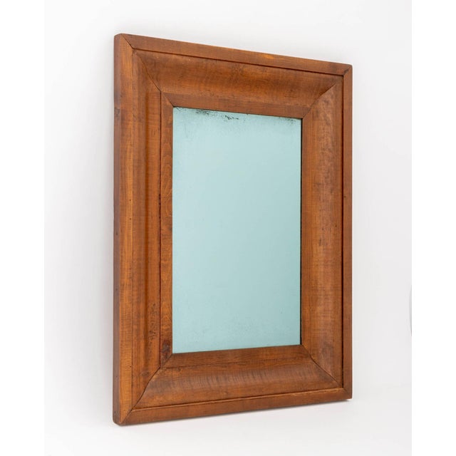 Modern Mahogany Framed Mirror For Sale - Image 4 of 6