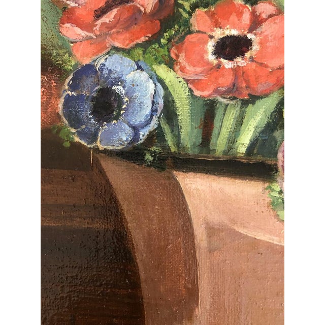 E. Todeschini, Bouquet de Fleurs, 1890-1910, Oil on Canvas For Sale - Image 6 of 9