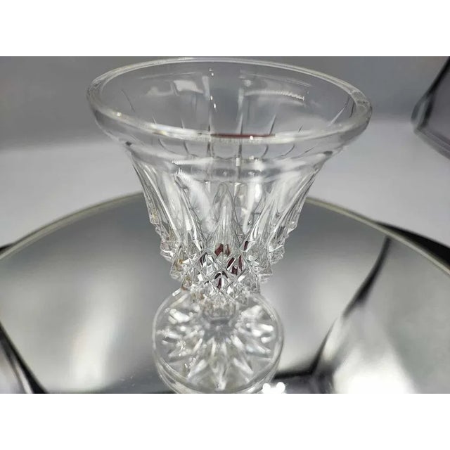 1970s Vintage Crystal Vase, 1960s For Sale - Image 5 of 7