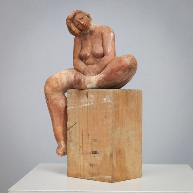 1990s Francine Govers, Female Sculptures, 1990s, Clay, Set of 4 For Sale - Image 5 of 13
