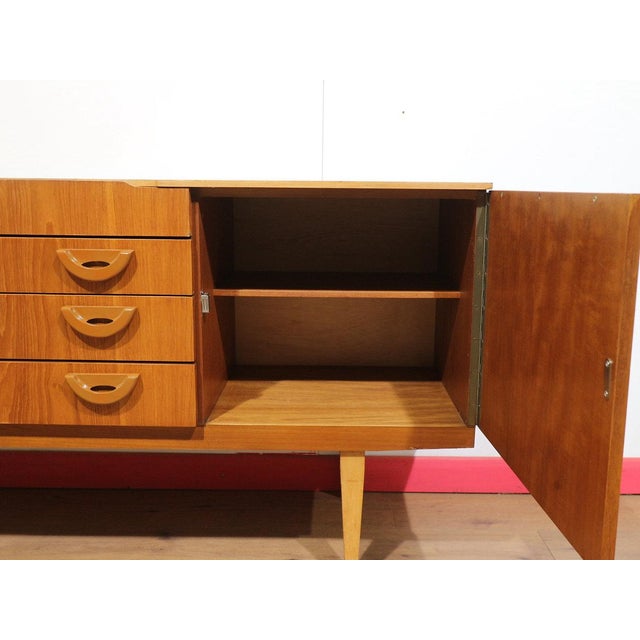 Mid Century Modern Vintage British Teak Sideboard Credenza For Sale - Image 10 of 15
