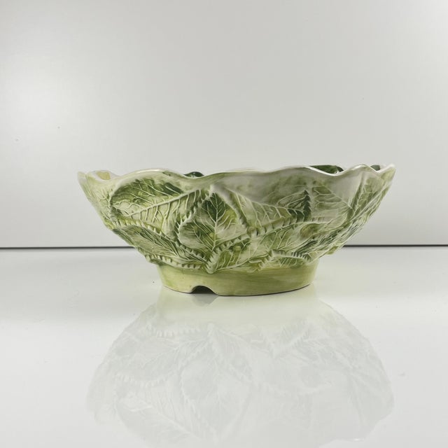 Cherry-Patterned Earthenware Colander, 1980s-1990s For Sale - Image 3 of 8