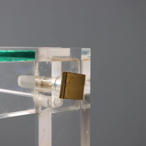 Acrylic Glass Coffee Table, 1980s For Sale - Image 5 of 9