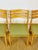 Vintage Beechwood and Green Corduroy Dining Chairs, 1960s, Set of 4 For Sale - Image 11 of 18