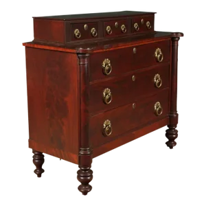 Antique American Empire Mahogany Chest