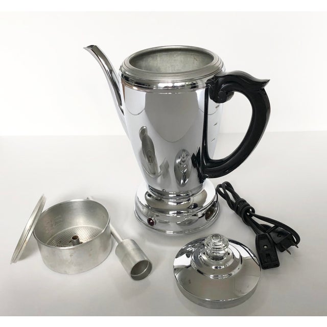 MidCentury Chrome Electric Coffee Percolator 1950's Chairish